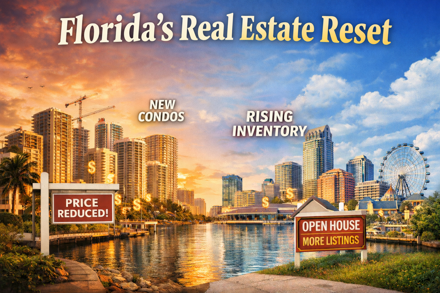 Florida’s Real Estate Reset: Why 2026–2027 Could Redefine Inventory Across Miami, Broward, Tampa, and Orlando